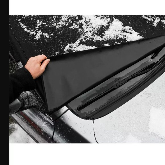 Frost Guard Plus Winter Windshield Cover, ST for Small Trucks, Black - Picture 5 of 12
